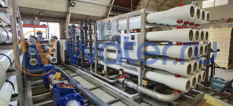 Производство промышленных установок обратного осмоса water.ru